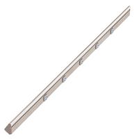 Task Lighting 48.5" 24 watt 120 volt Warm White Satin Nickel Remote Power Series LED Lighted Power Strip